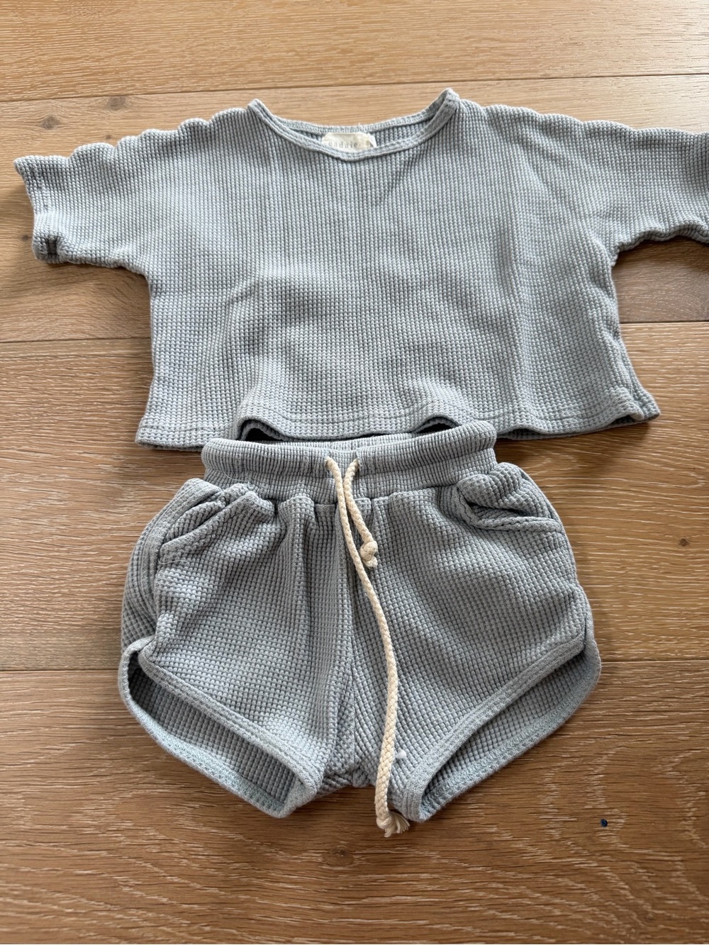 Baby Waffle Knit set